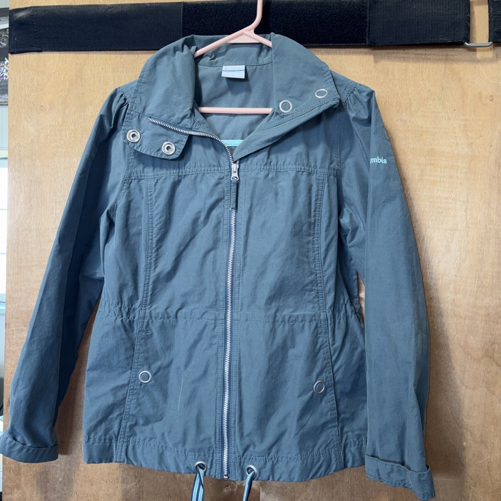 COLUMBIA Omni Shade Jacket Coat Women Size M Sage Green